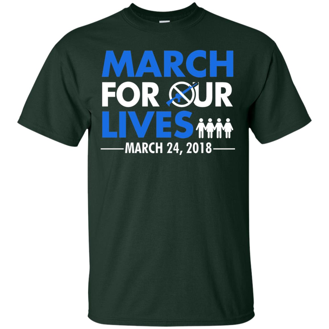 March For Our Lives March 24 2018 Gun Control T-shirt Forest