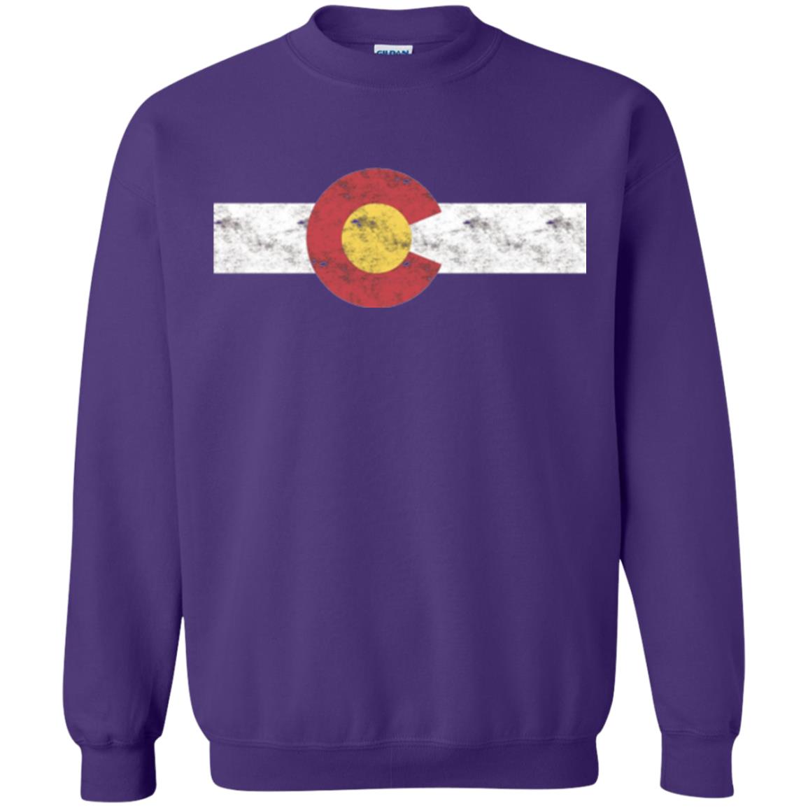 Colorado State Flag T-shirt Patriotic Colorado Day Purple