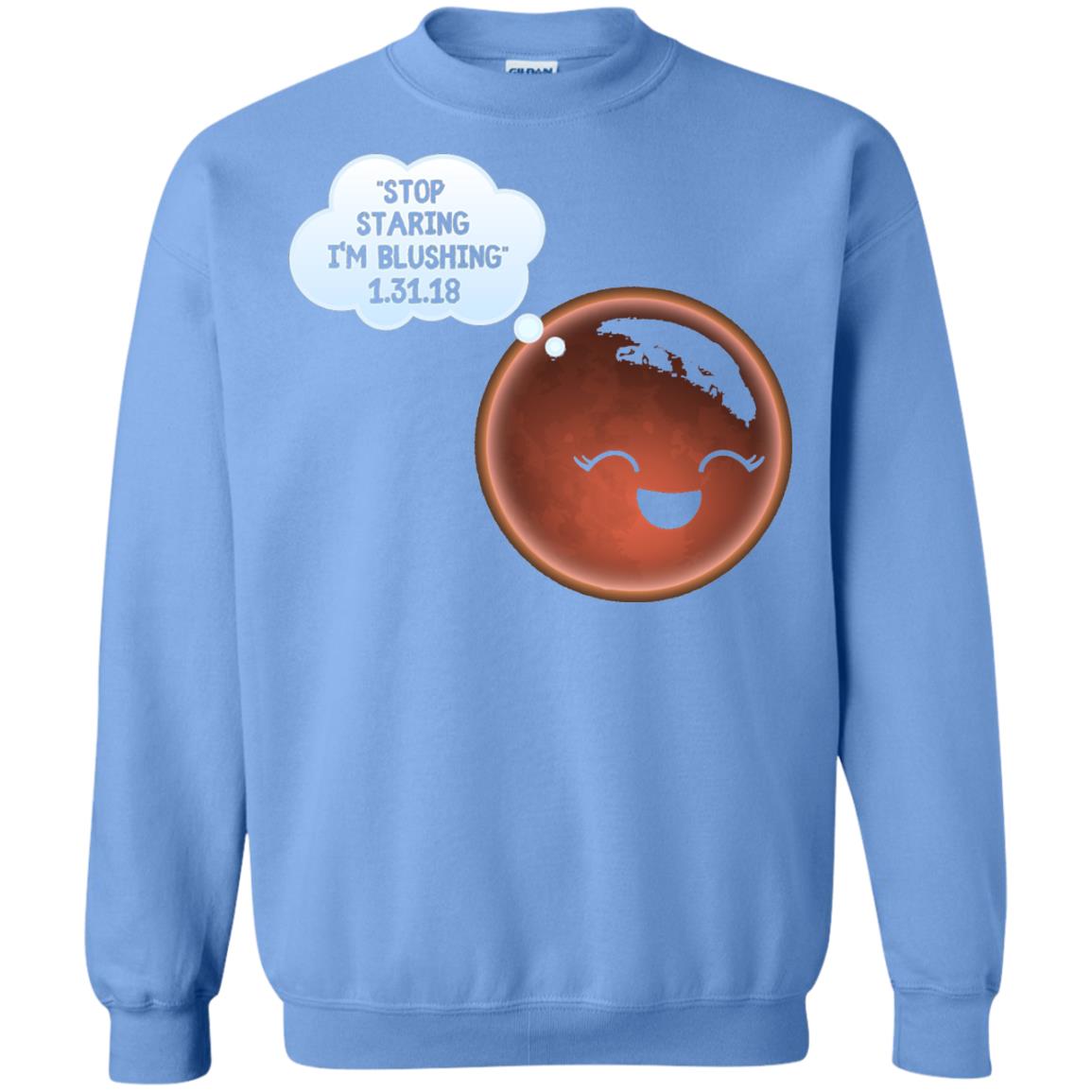 Celestial Total Lunar Eclipse 2018 T-shirt Funny Meme Carolina Blue