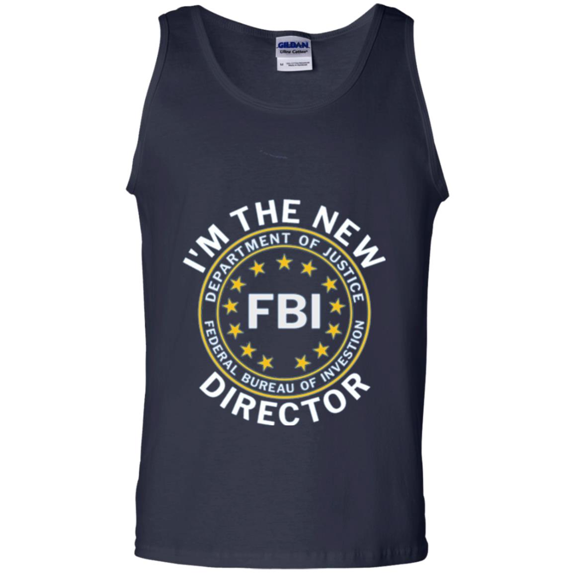 I Am The New Fbi Director With Emblem T-shirt Navy