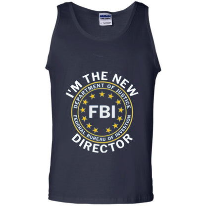 I Am The New Fbi Director With Emblem T-shirt Navy