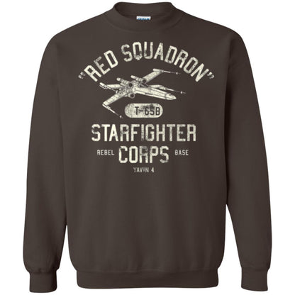 Movie T-shirt Red Squadron Starfighter Rebel Corps Base Dark Chocolate