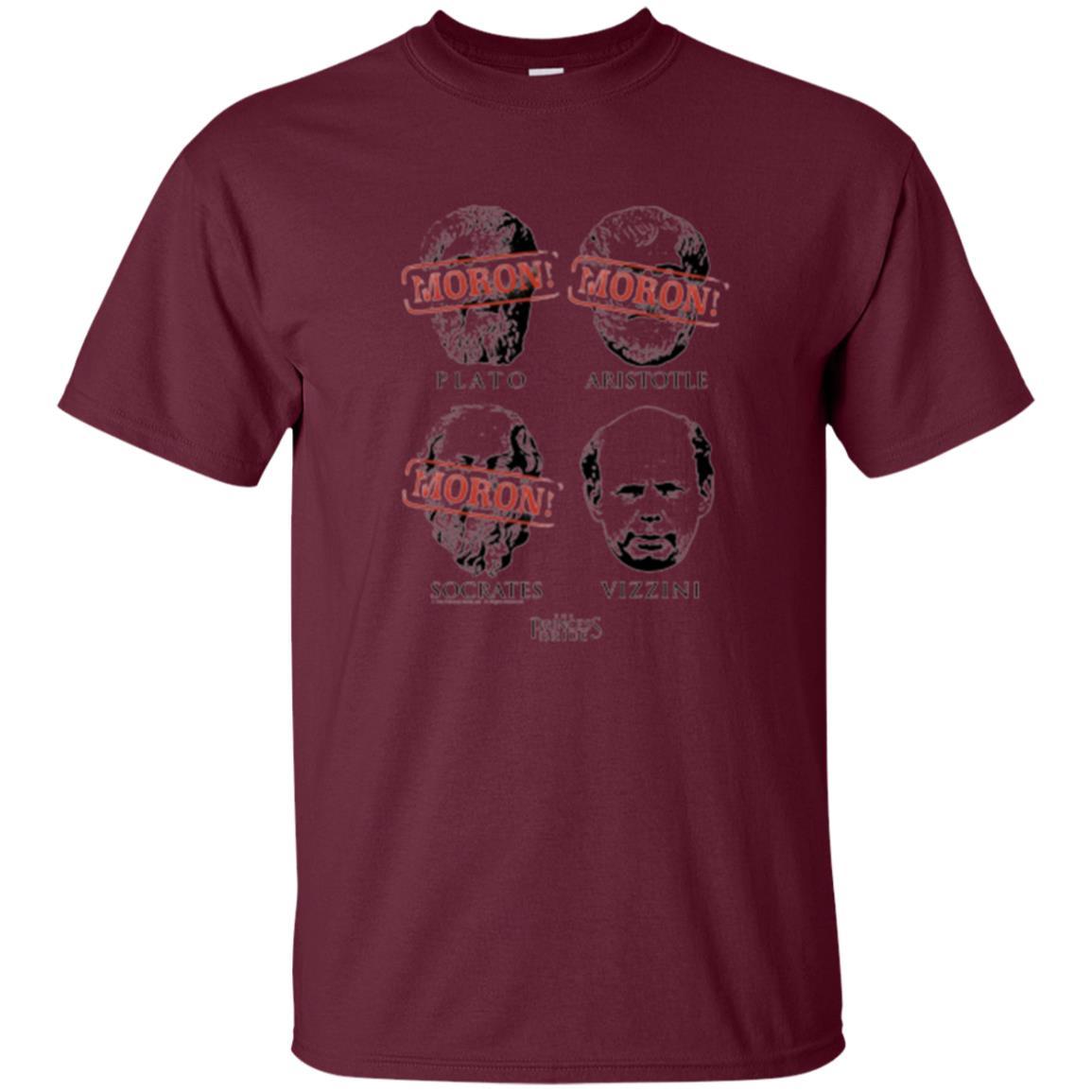 Philosopher T-shirt Princess Bride Morons T-shirt Maroon