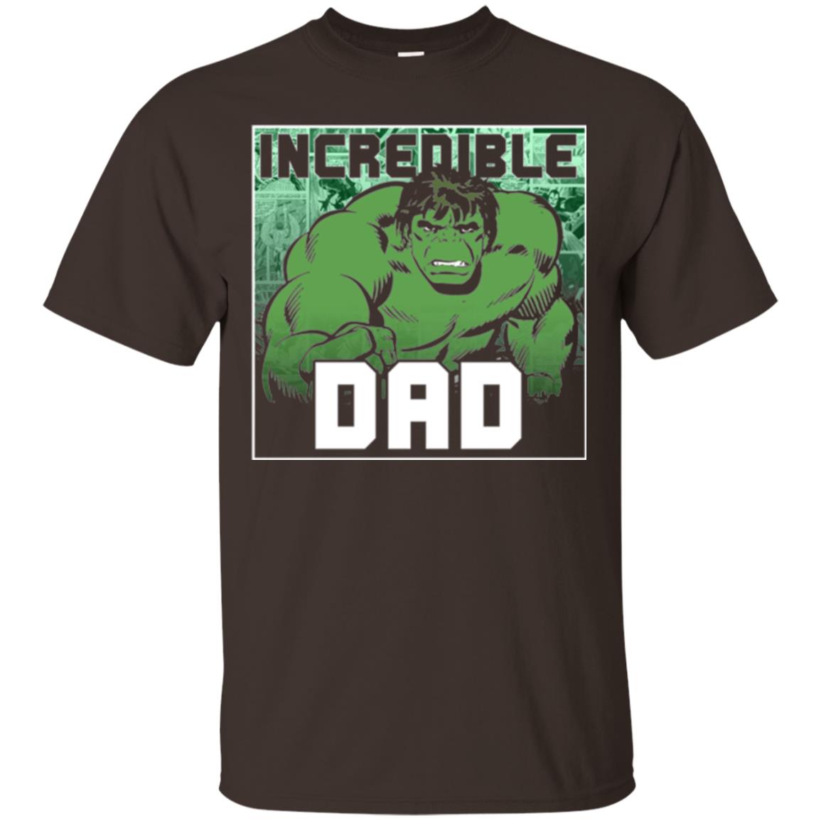 Daddy T-shirt Incredable Dad Dark Chocolate