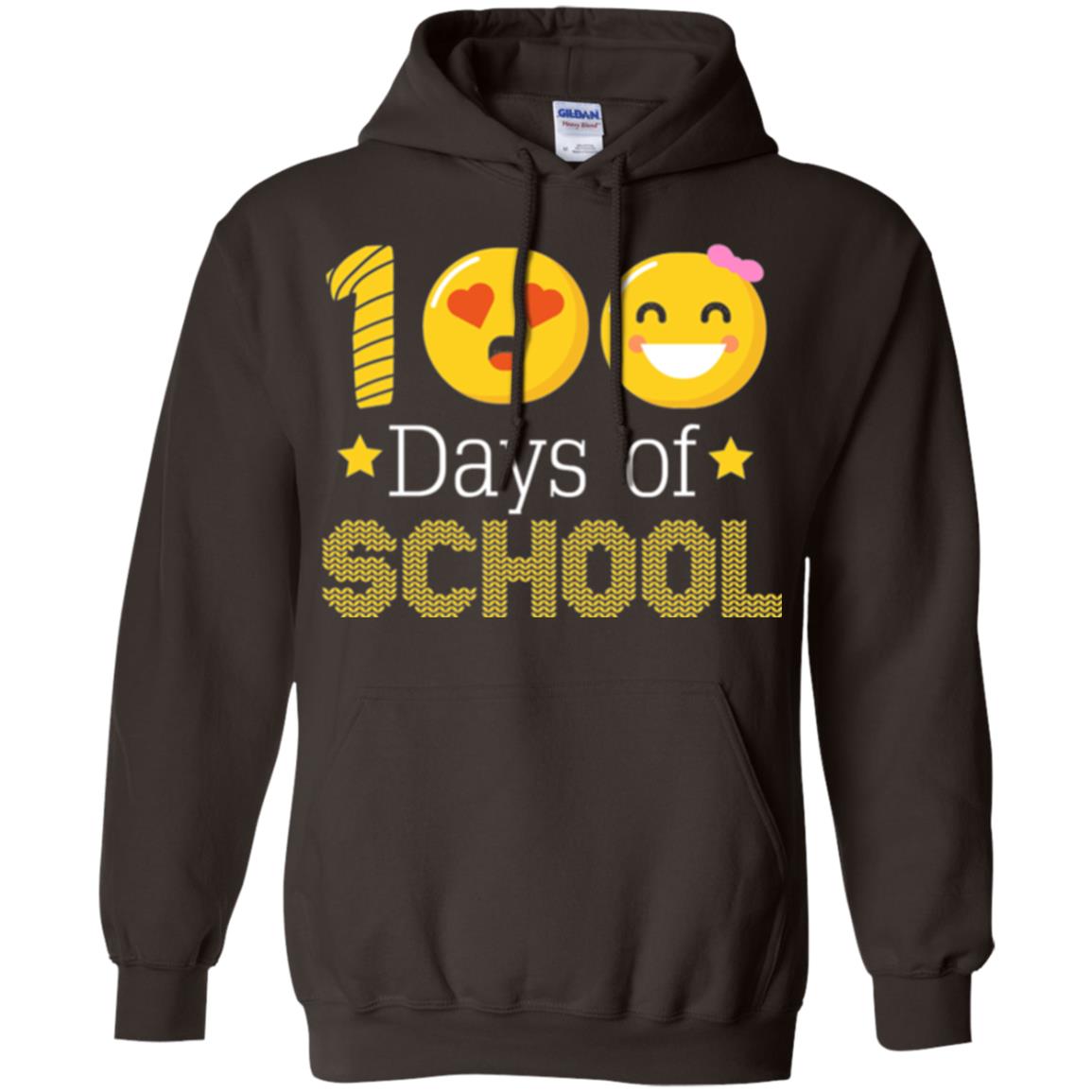 Teacher T-shirt 100 Days Of School T-shirt Dark Chocolate