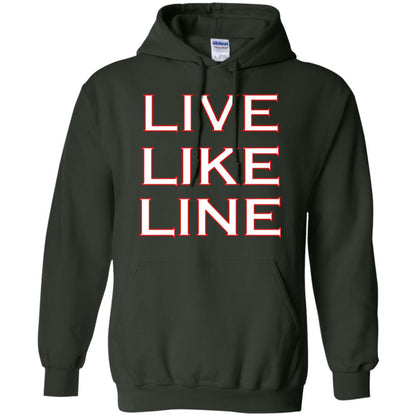 Live Like Line Volleyball Lover Shirt Forest Green