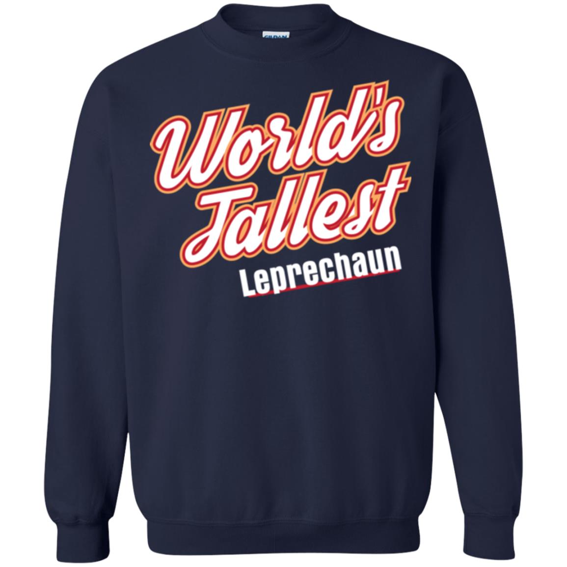 St. Patrick's Day T-shirt World's Tallest Leprechaun Navy