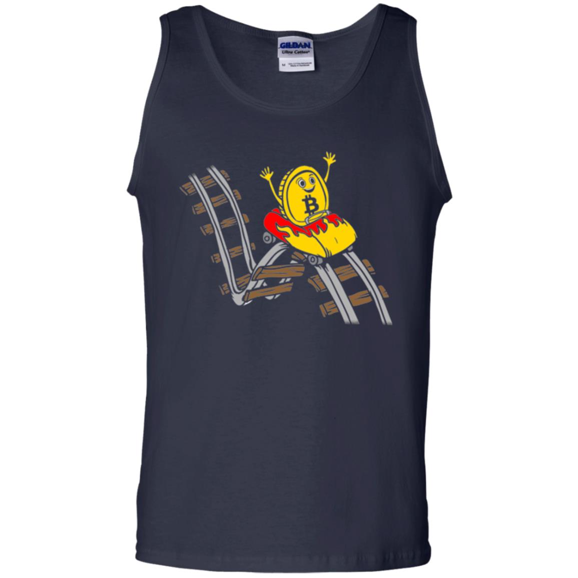 Bitcoin Rollercoaster T-shirt Navy