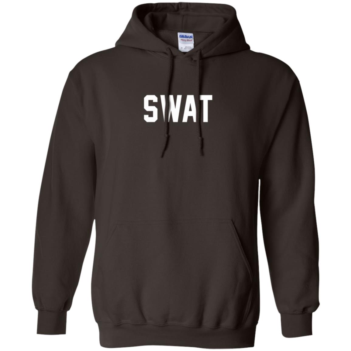Police Officer T-shirt Swat Police Dark Chocolate