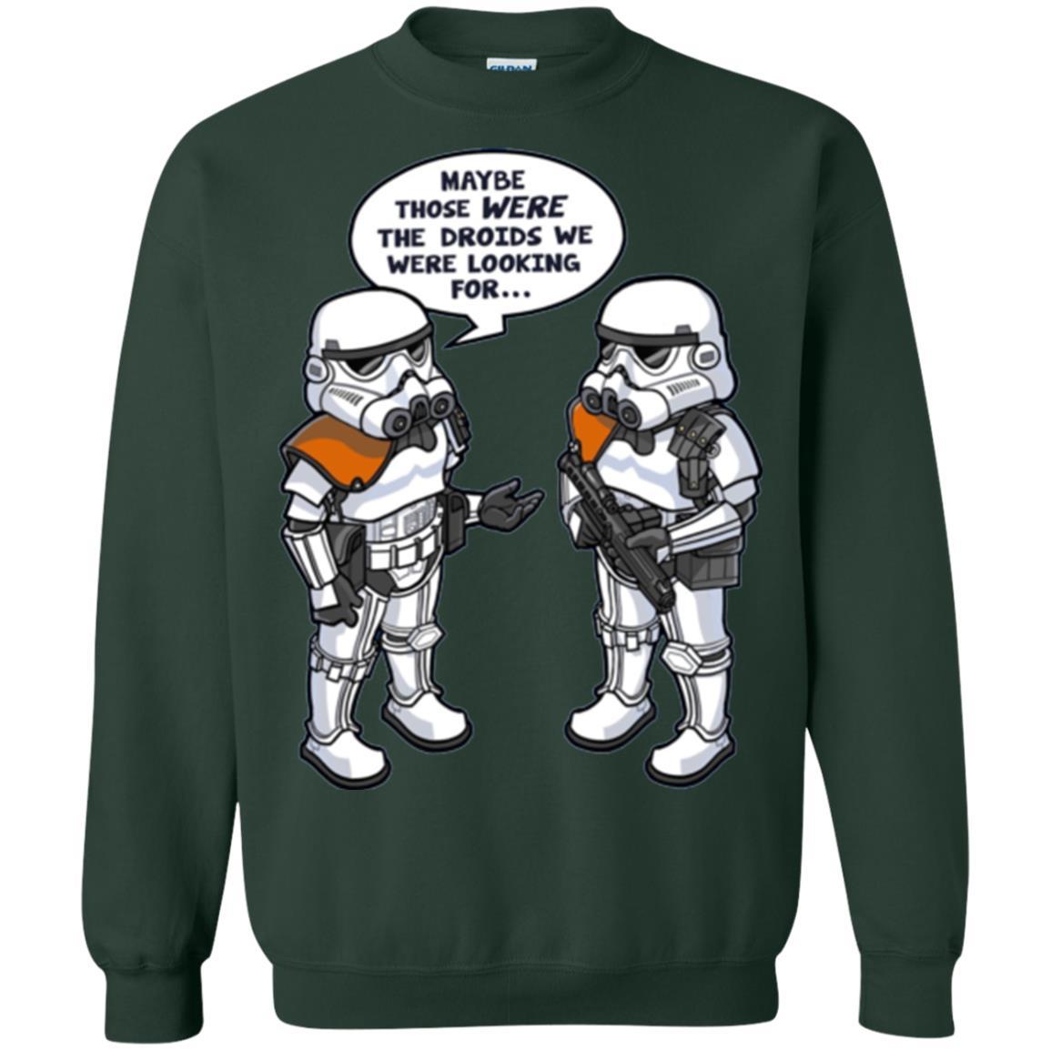 Film T-shirt Wrong Droids Comic Graphic Forest Green
