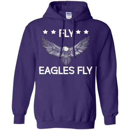Flying Eagles Fly T-shirt Purple