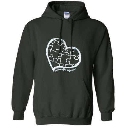 Autism Awareness Shirt Embrace Differences Forest Green