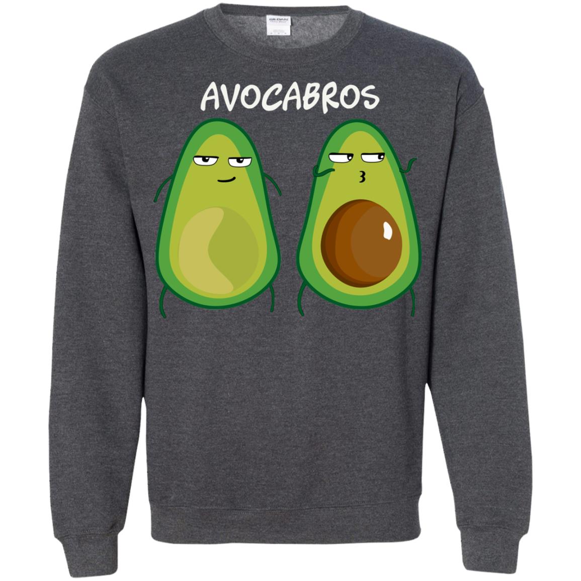 Funny Avocado T-shirt For Bros And Vegans Dark Heather