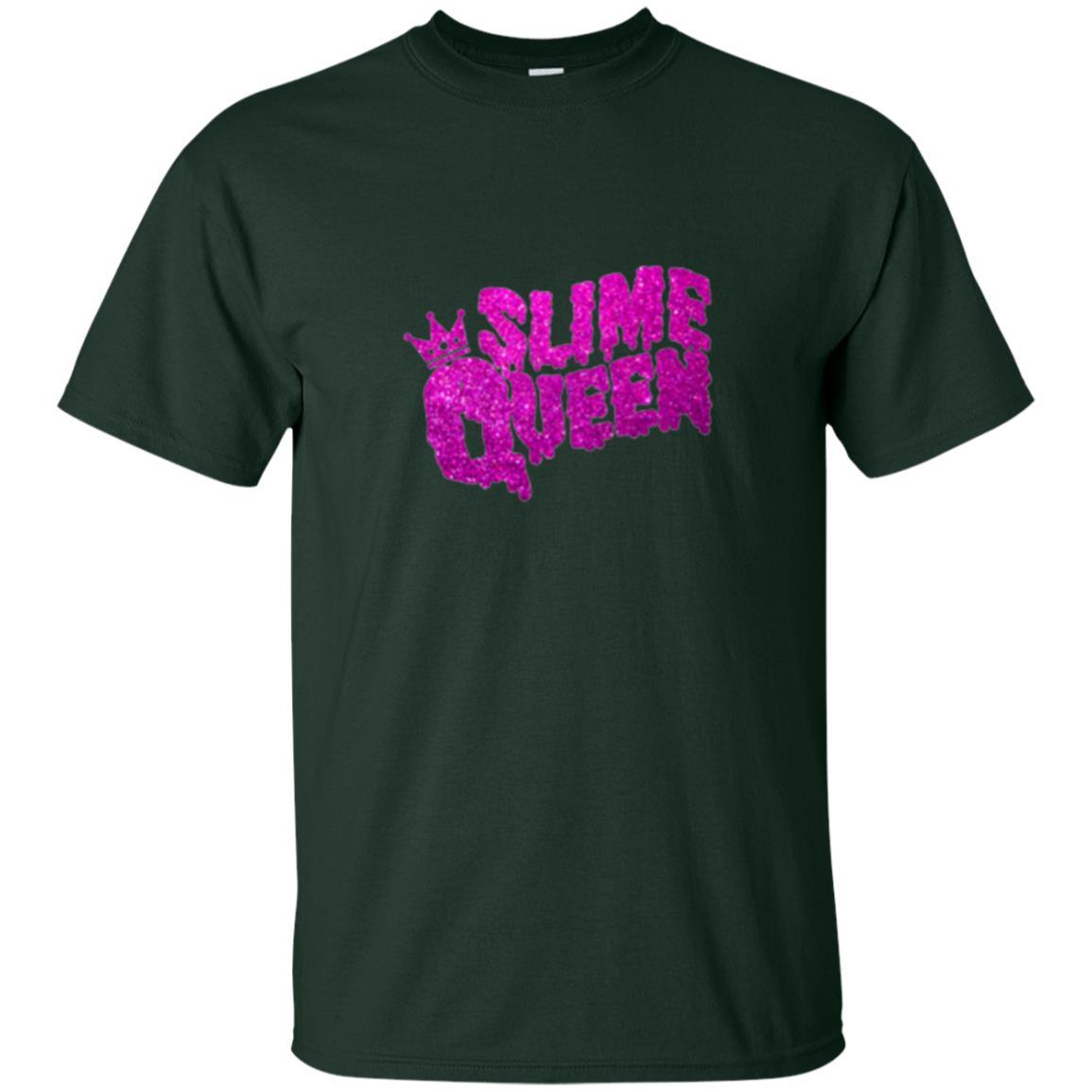 Slime Lover T-shirt Diy Slime Queen Purple Metallic Forest Green