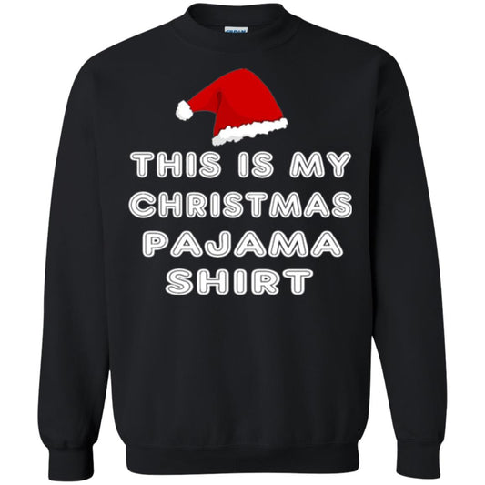 Christmas T-shirt This Is My Christmas Pajama Shirt Black