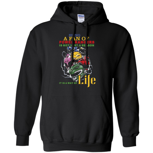 Gaoranger T-shirt Being A Fan Of Power Rangers Is Not Just A Season Black