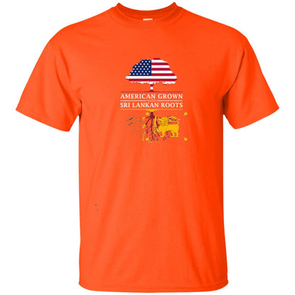 American Grown With Sri Lankan Roots Shirt Orange