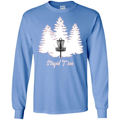 Disc Golf T-shirt Stupid Tree Carolina Blue
