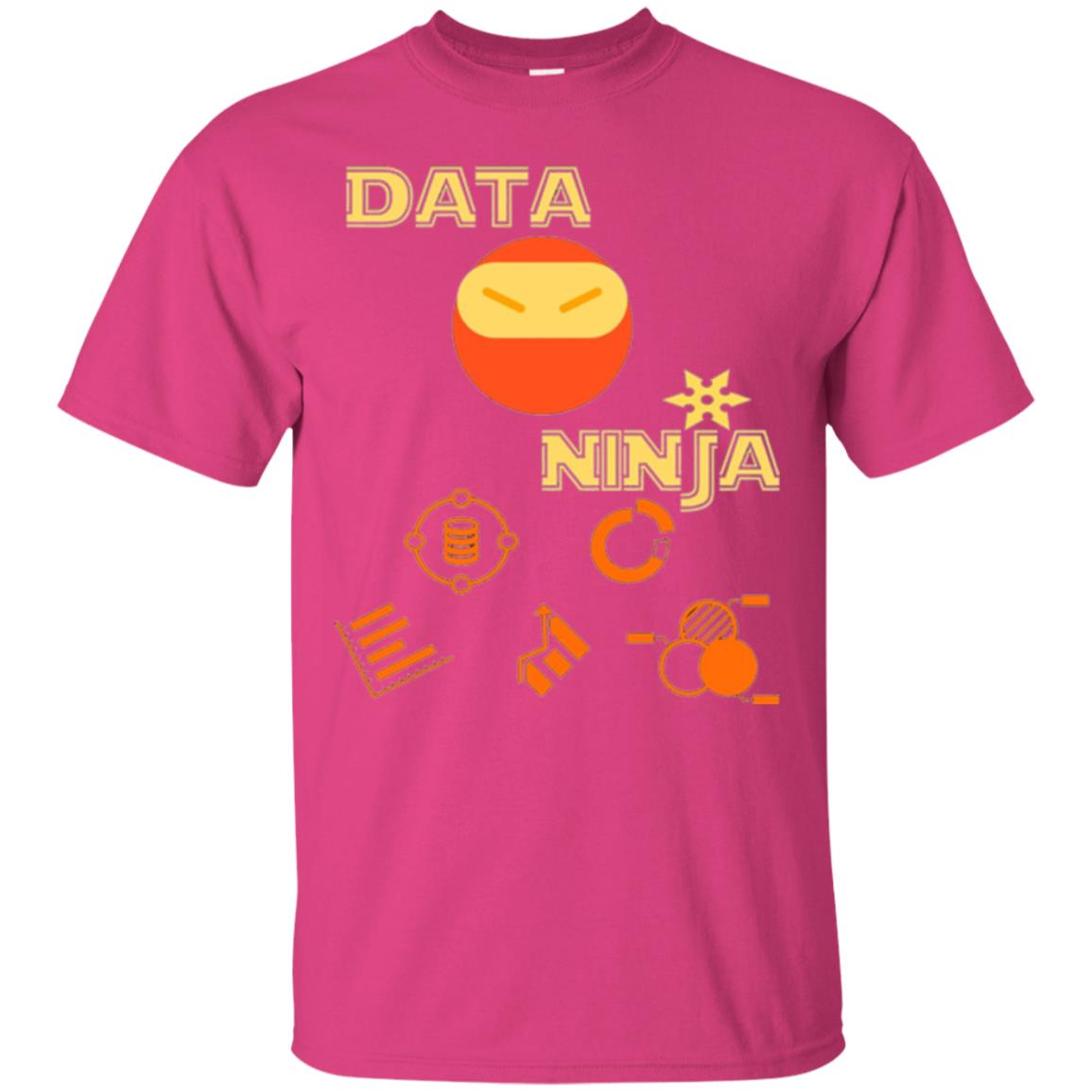 Data Ninja T-shirt Heliconia