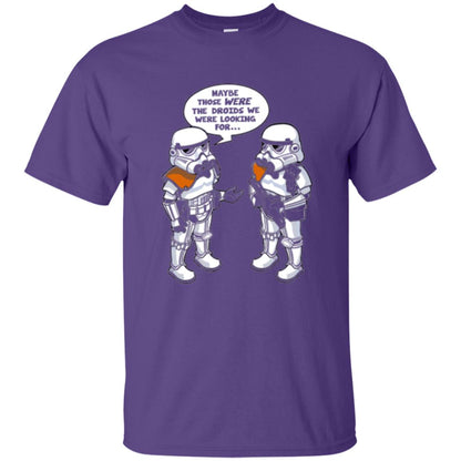Stormtroopers T-shirt Maybe Those Were The Droids We Were Looking For Purple