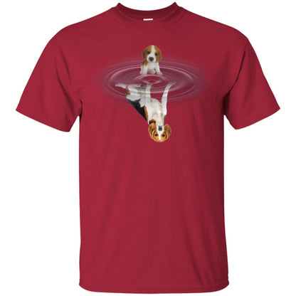 Little Beagle And Big Shadow Shirt Cardinal