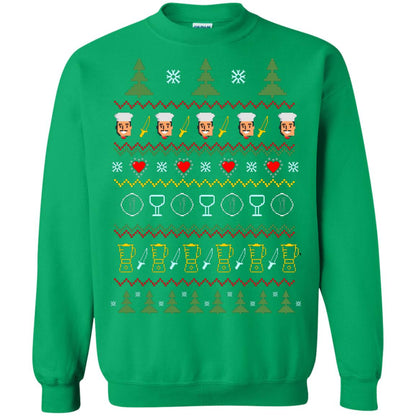Chef Christmas X-mas Gift Shirt For Cooking Lovers Irish Green