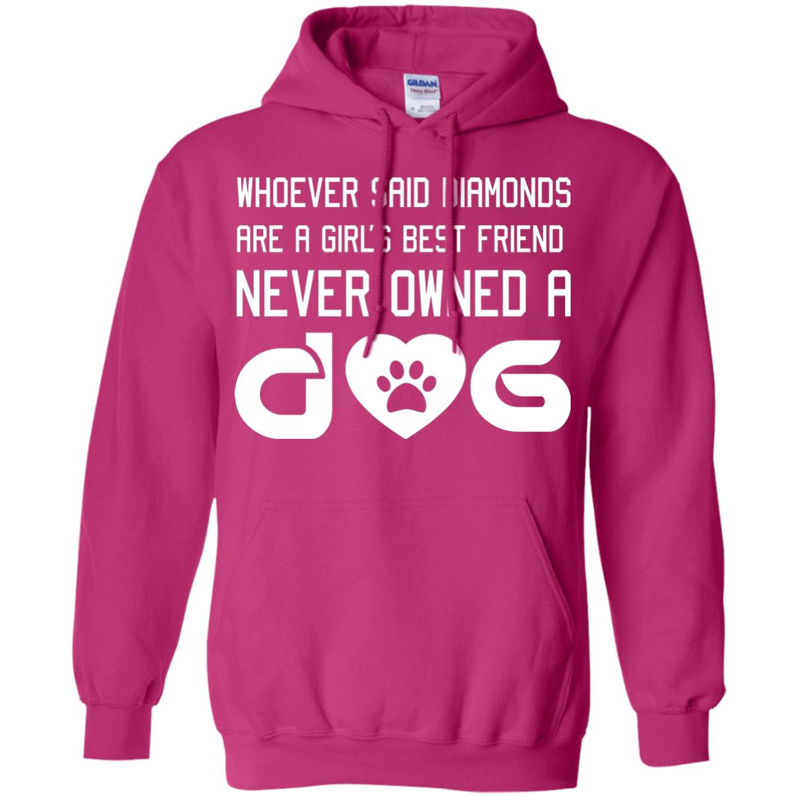 A Girl’s Best Friend Never Owned A Dog Best Dogs Shirt For Girls Heliconia