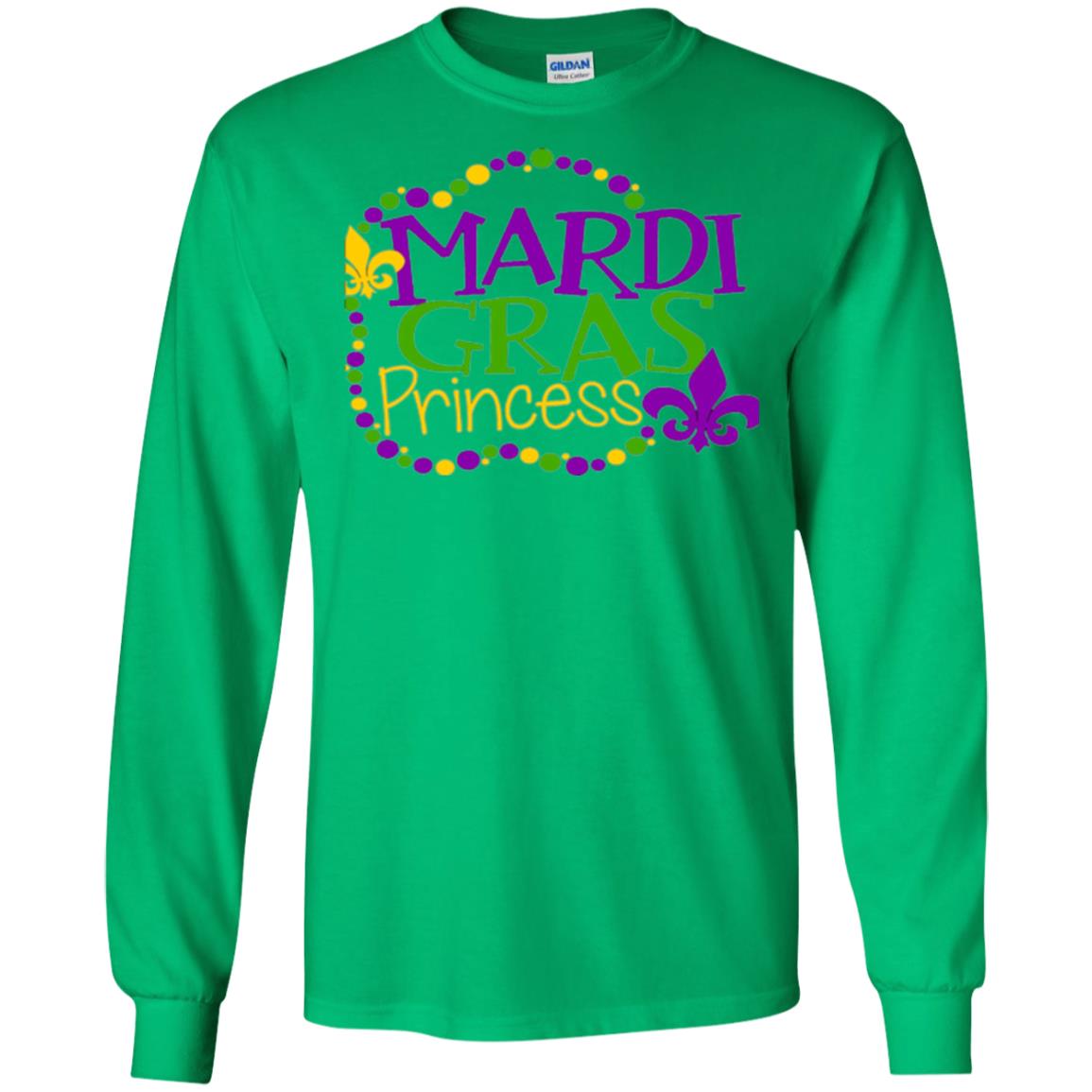 Mardi Gras Princess T-shirt Irish Green
