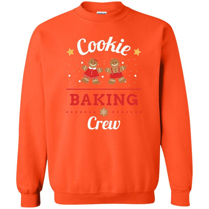 Christmas T-shirt Gingerbread Cookie Baking Crew Orange