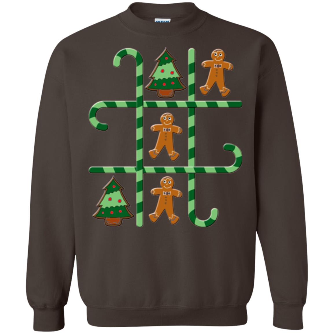 Christmas T-shirt Tic Tac Toe Board Game Dark Chocolate