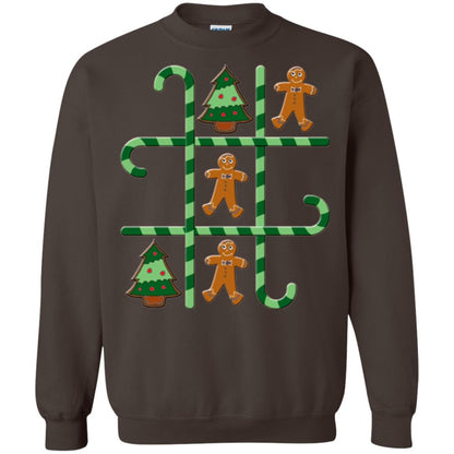 Christmas T-shirt Tic Tac Toe Board Game Dark Chocolate