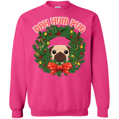 Christmas T-Shirt Bah Hum Pug Heliconia