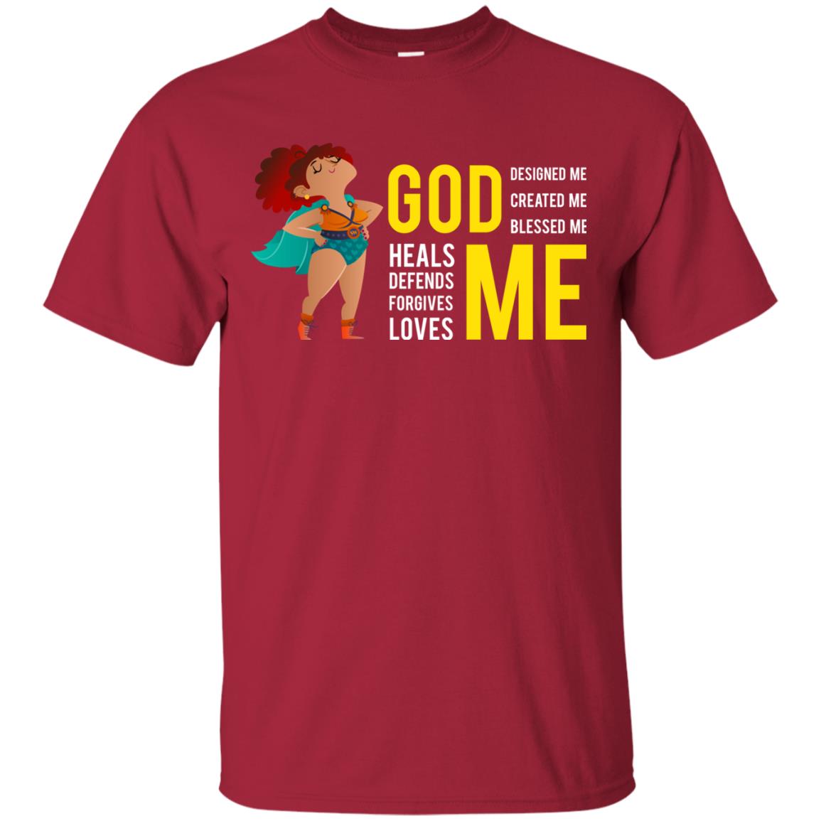 God Designed Me Created Me Blessed Me Best Shirt For Women Cardinal