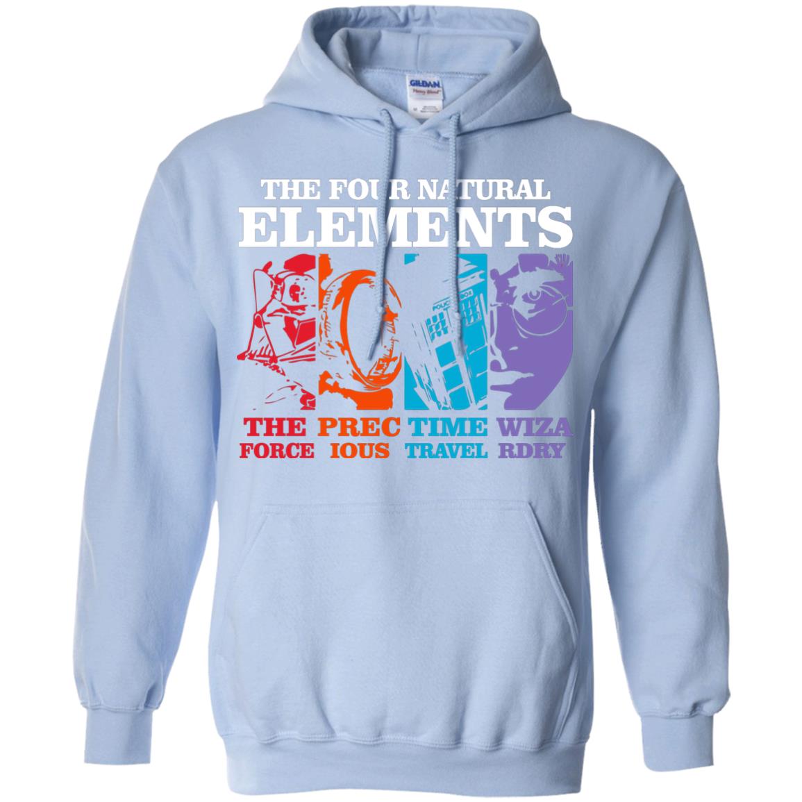 The Four Natural Elements The Force Precious Time Travel Wizardry Light Blue