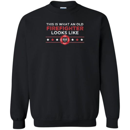 This Is What An Old Firefighter Looks Like T-shirt Black