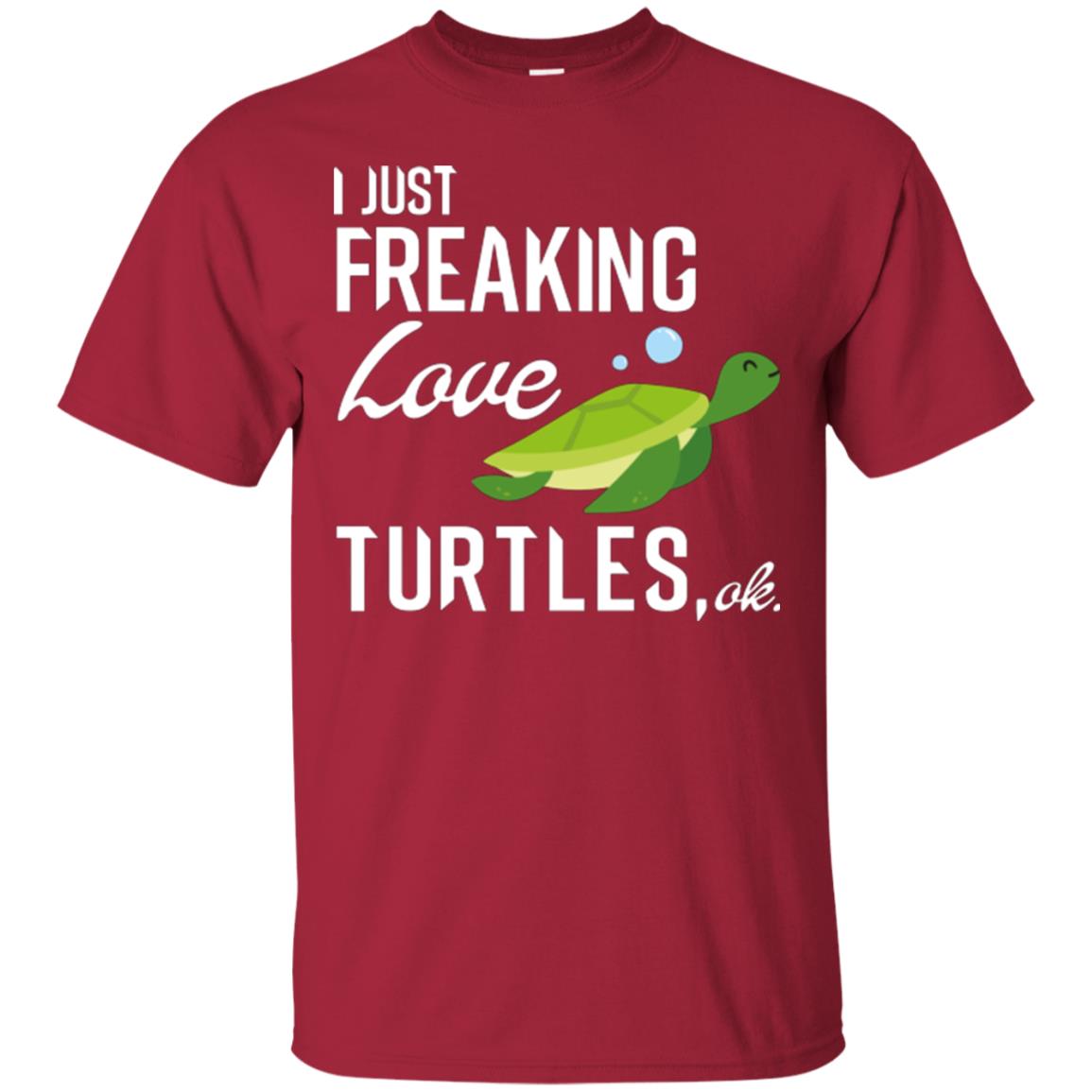 I Just Freaking Love Turtles Ok T-shirt Turtles Lover Cardinal