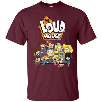 Nickelodeon The Loud House Character T-shirt Maroon