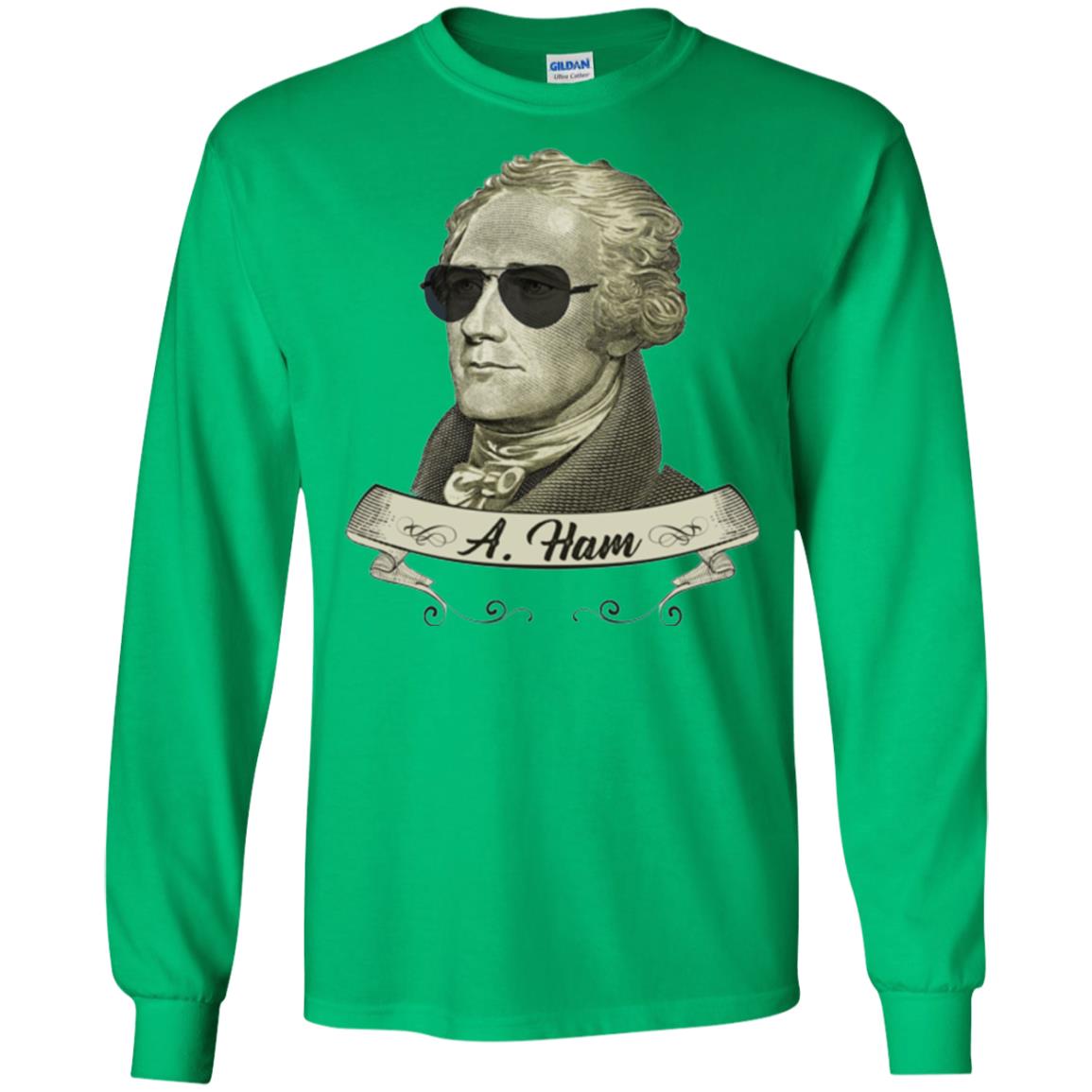 Funny Hamilton T-shirt Irish Green