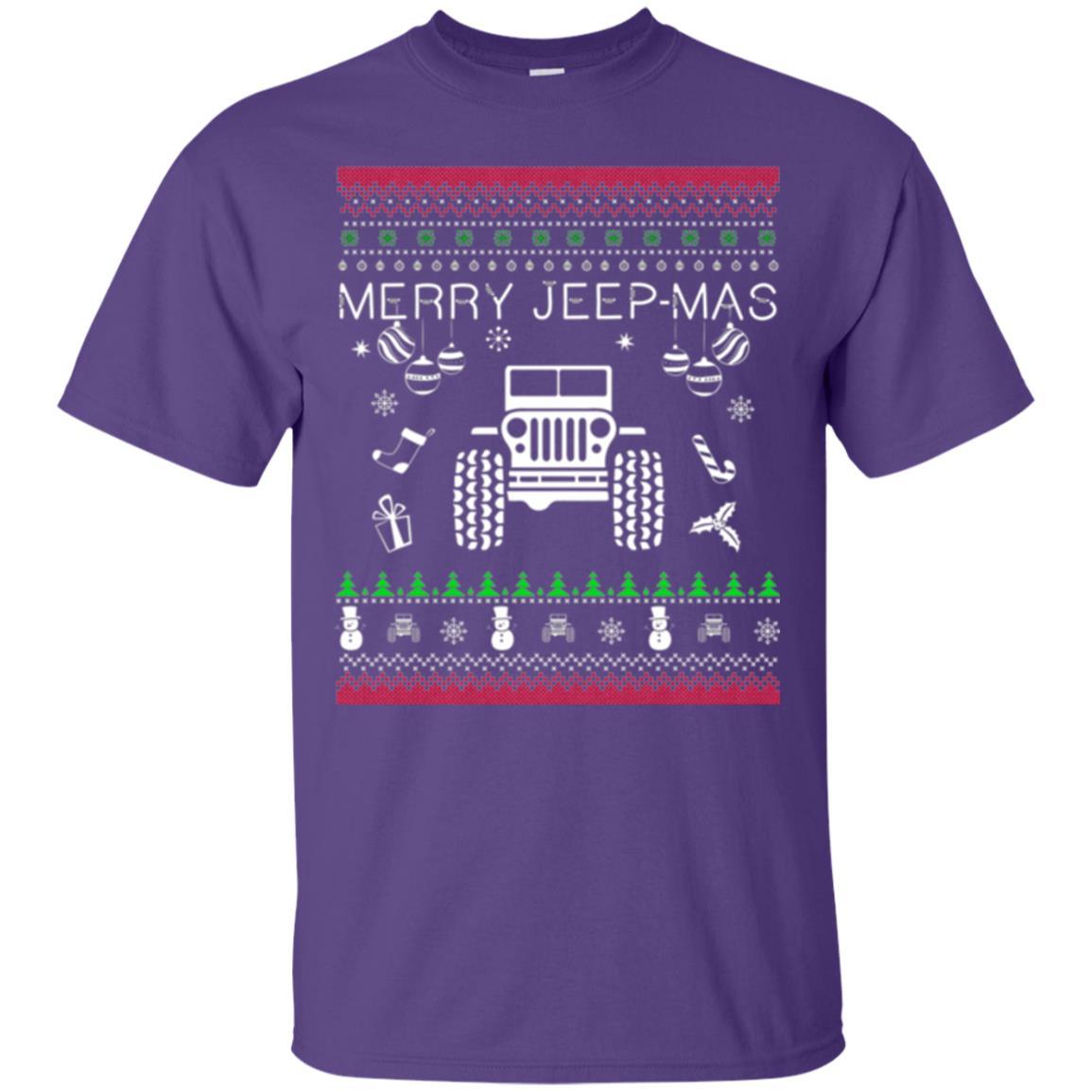 Christmas T-shirt Mery Jeep-mas Jeep Ugly