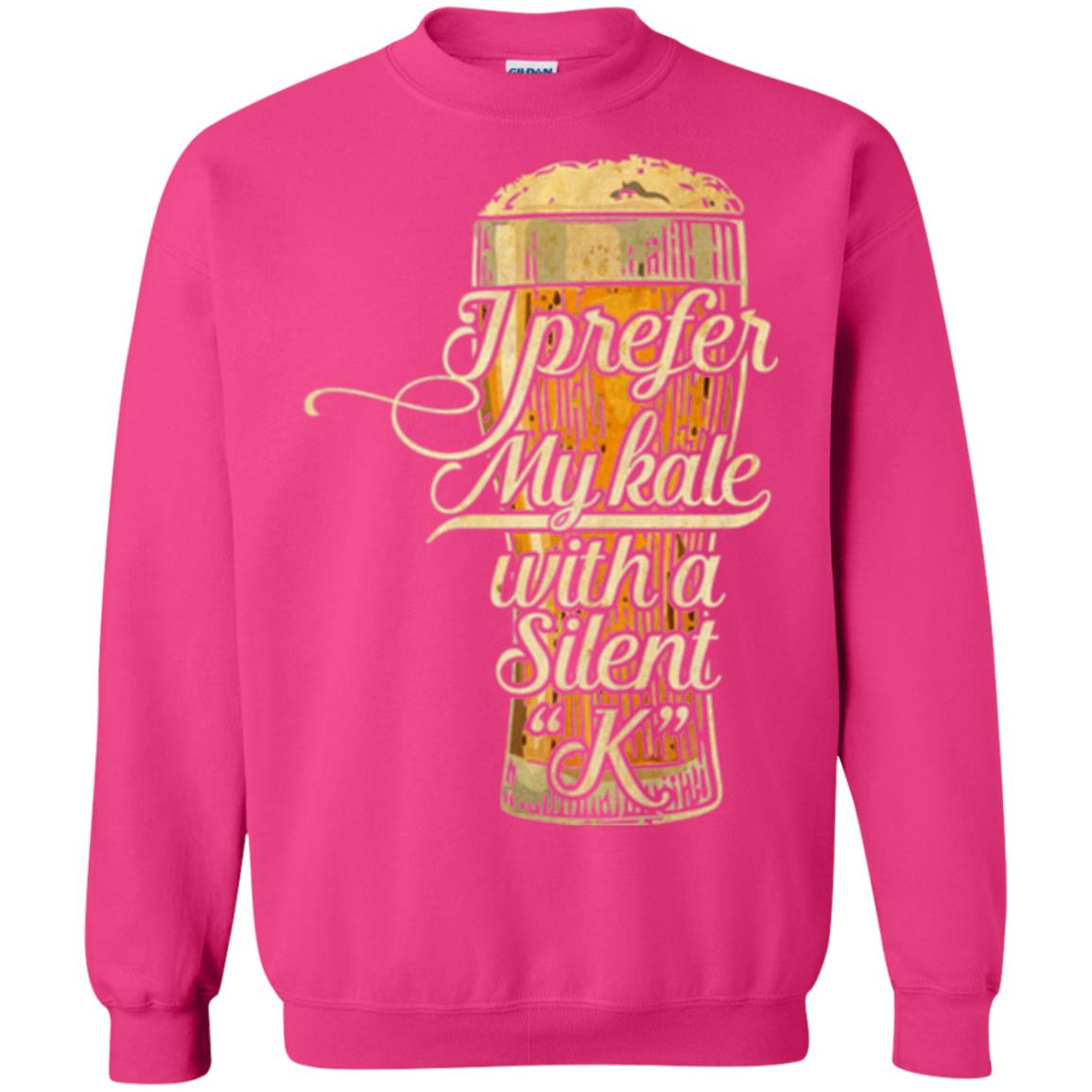 Beer Lover T-shirt I Prefer My Kale With A Silent K Heliconia