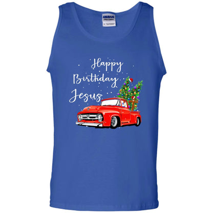 Happy Birthday Jesus Christian Christ X-mas Gift Shirt Royal