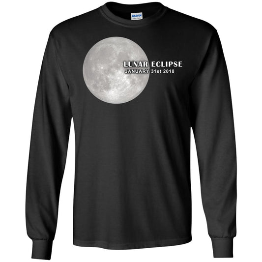 Eclipse January 31st 2018 Total Lunar Eclipse Shirts Black