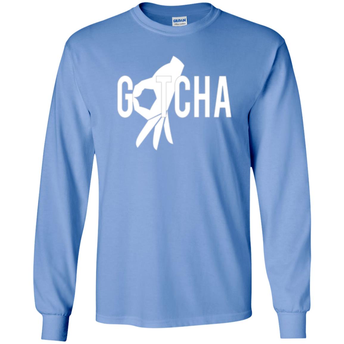 Gotcha Finger Circle Game T-shirt Carolina Blue