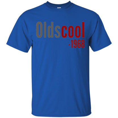 Oldscool 1968 Funny Old School 50th Birthday T-shirt Royal