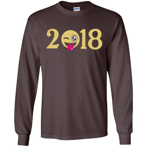 Happy New Year T-shirt Face New Year 2018 Party