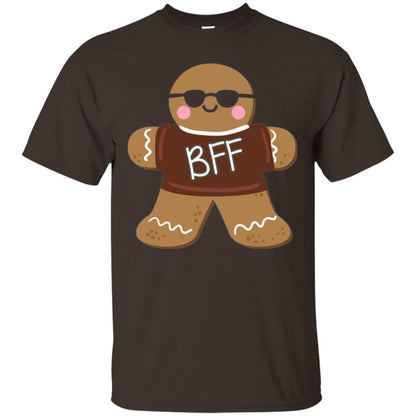 Gingerbread T-shirt Best Friend Forever Dark Chocolate