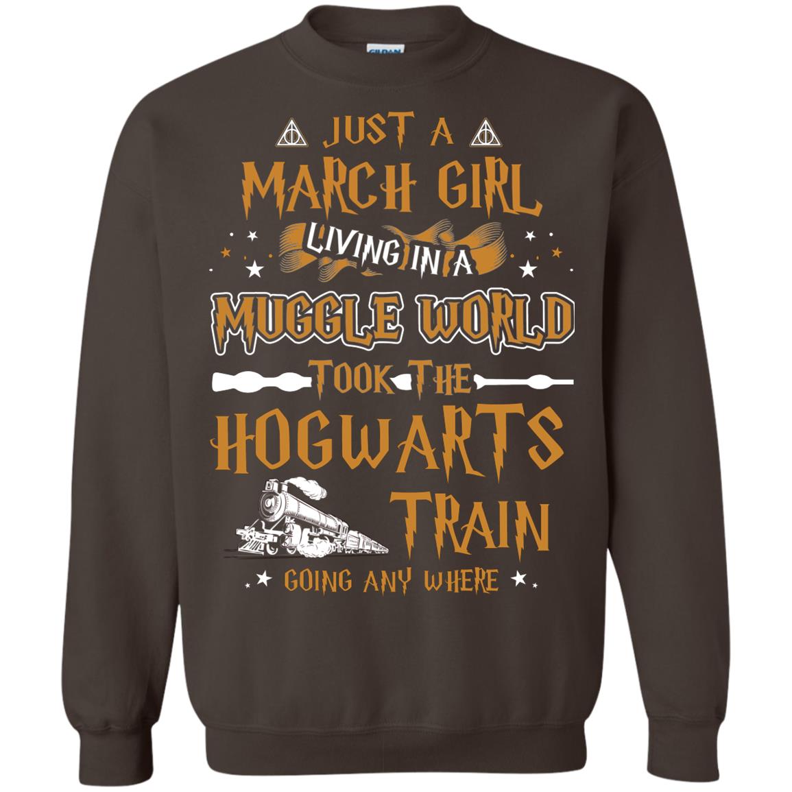 Just A March Girl Living In A Muggle World Took The Hogwarts Train Going Any Where Dark Chocolate