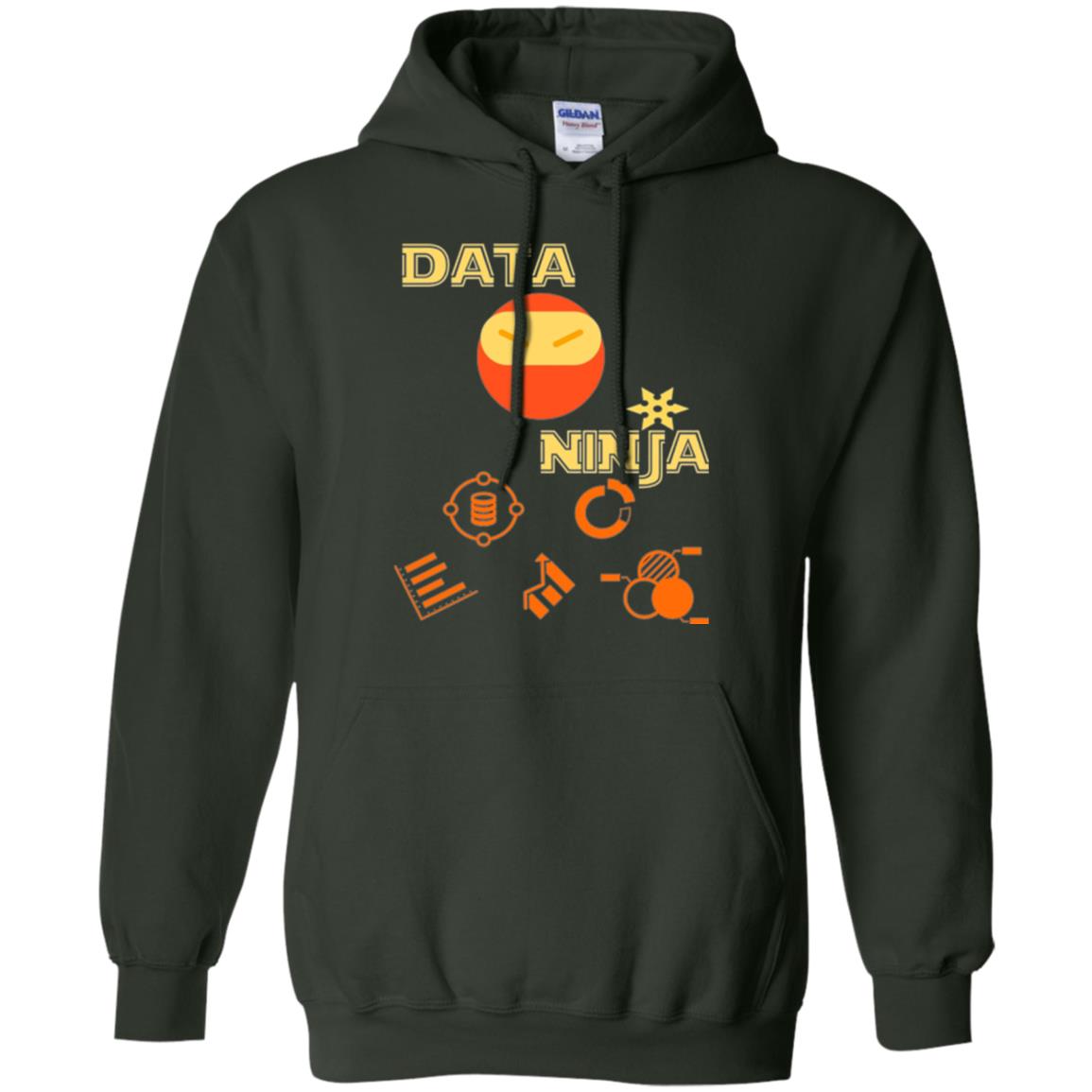 Data Ninja T-shirt Forest Green