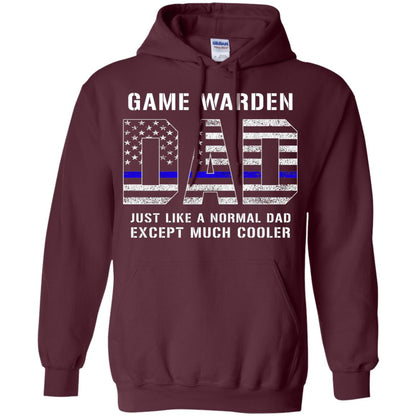 Game Warden Dad Normal Cooler Fathers Day Tbl Shirt Maroon