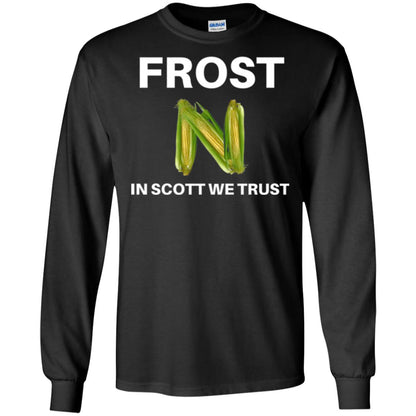 Frost Scott We Trust Nebraska Football Coach T-shirt Black